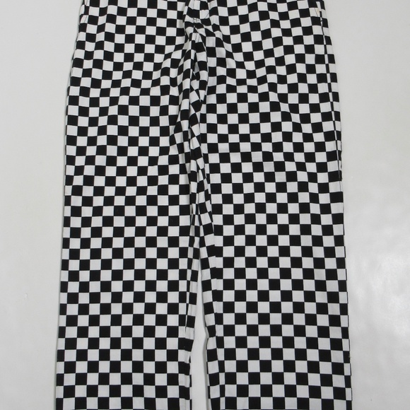 R13 Women's Slouch Pant Black White Checker R13W5008-R115B Size M - Picture 1 of 12